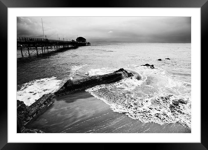  Mumbles pier Framed Mounted Print by Rory Trappe