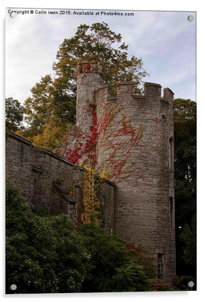  Bodelwyddan Castle Acrylic by Colin irwin