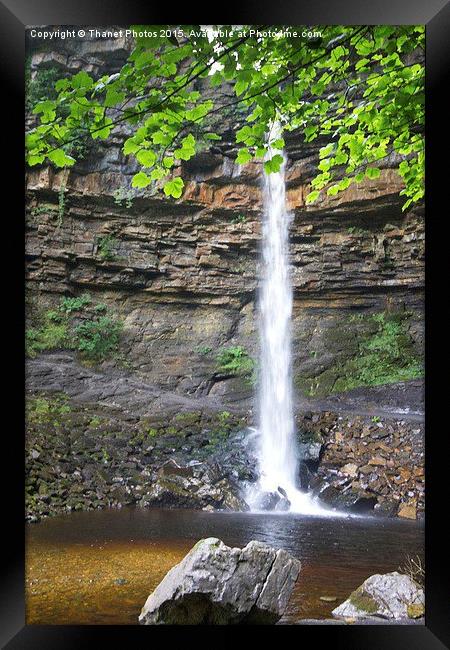   Hardraw Force waterfall.  Framed Print by Thanet Photos