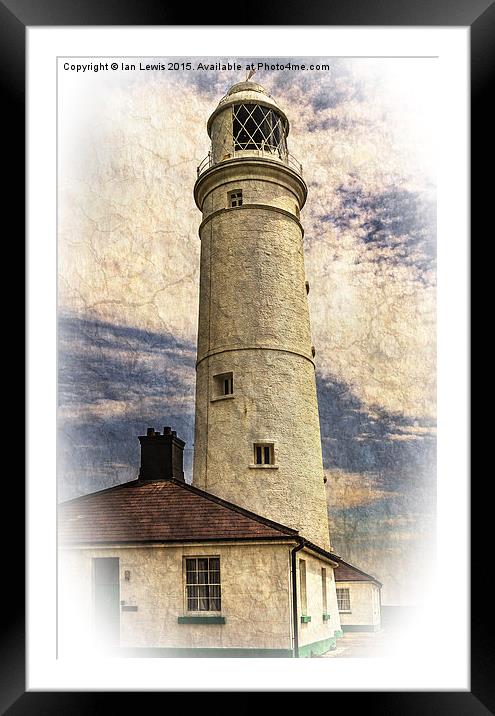  Nash Point East Tower Framed Mounted Print by Ian Lewis