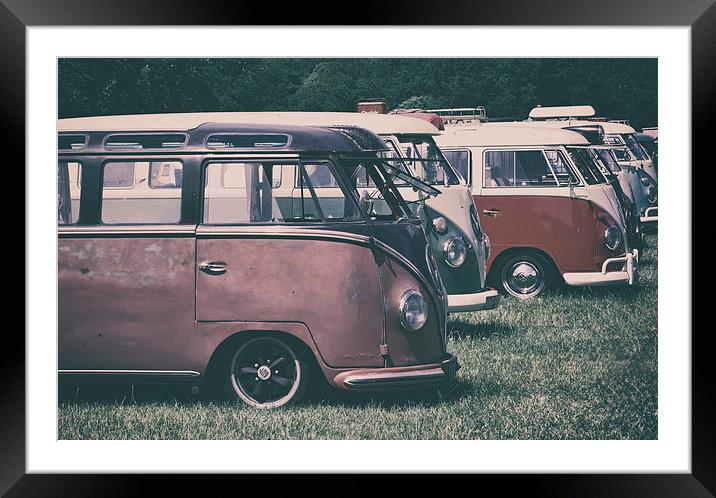  VW Buses  Framed Mounted Print by Jason Green