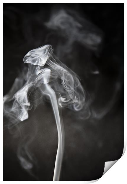 Ghostly Smoke Print by Mike Gorton