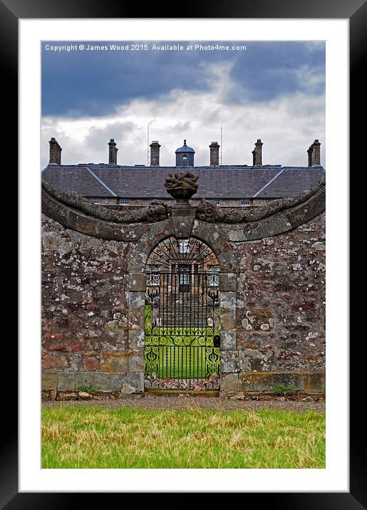  Gate to Kinross Framed Mounted Print by James Wood
