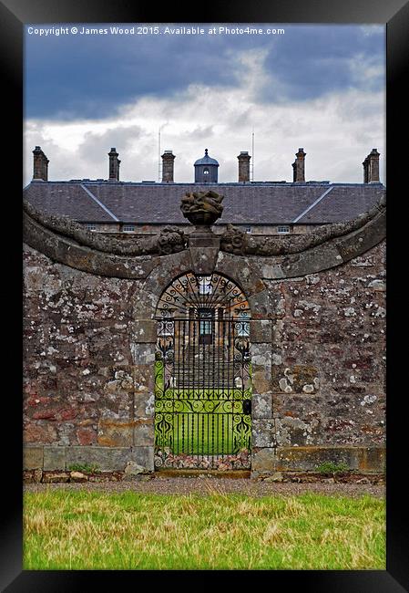  Gate to Kinross Framed Print by James Wood