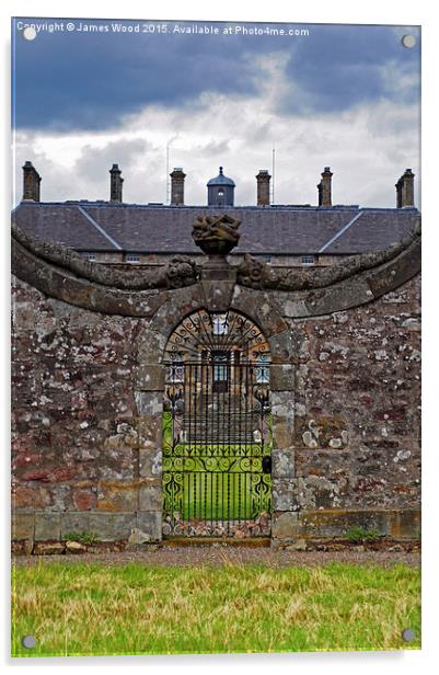  Gate to Kinross Acrylic by James Wood