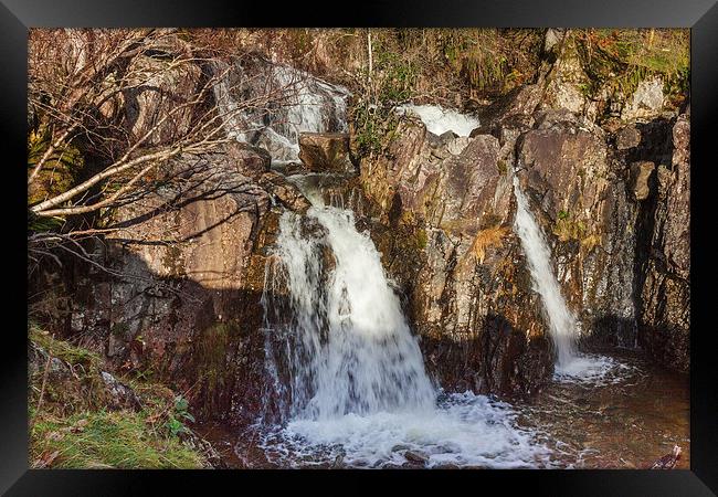  Waterfall at Stickle Ghyll Framed Print by Ian Duffield