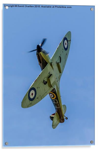  Spitfire Acrylic by David Charlton