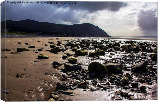  Tides gone out Canvas Print by Colin irwin