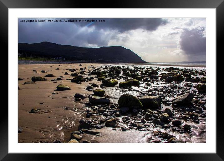  Tides gone out Framed Mounted Print by Colin irwin