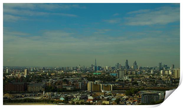 London Skyline Print by David French