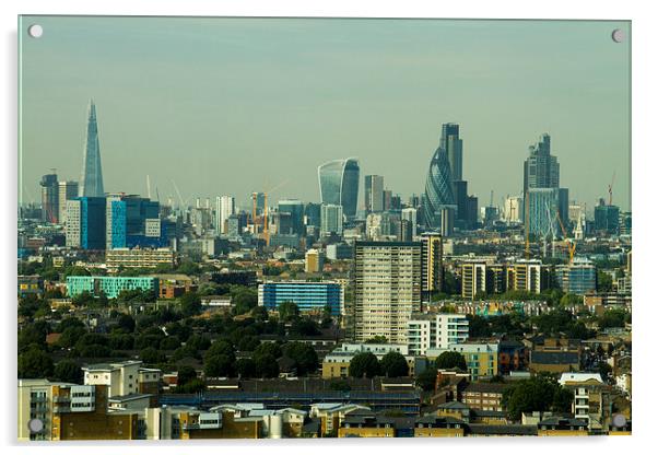 London skyline Acrylic by David French