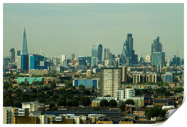 London skyline Print by David French
