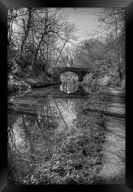 Union Bridge Number 18 - B&W Framed Print by Tom Gomez