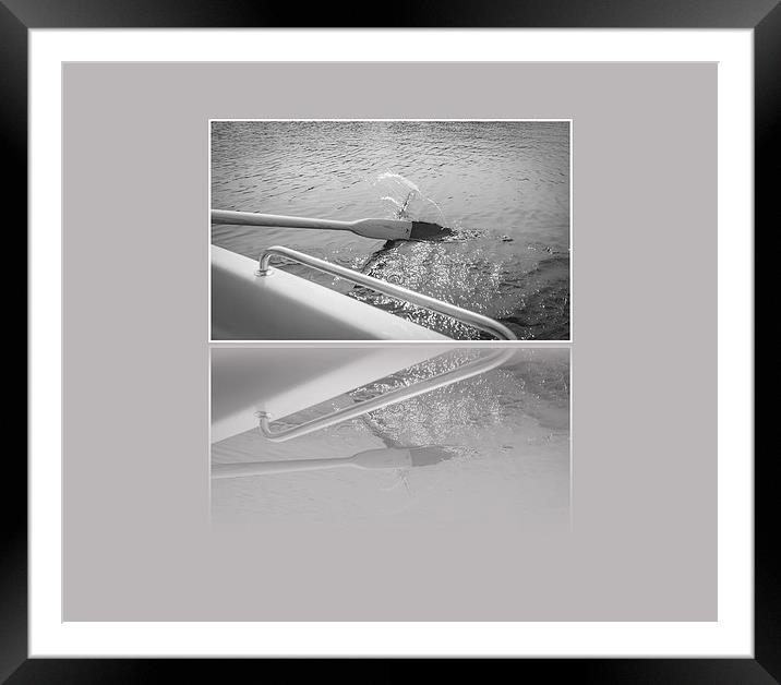  A sunny day paddling in water Framed Mounted Print by Marina Otto