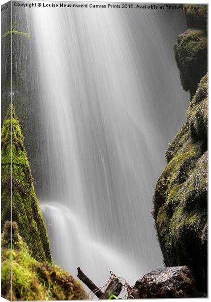 Aira Force, Gowbarrow Park, Lake District, Cumbria Canvas Print by Louise Heusinkveld