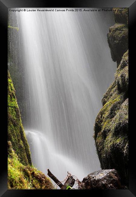 Aira Force, Gowbarrow Park, Lake District, Cumbria Framed Print by Louise Heusinkveld