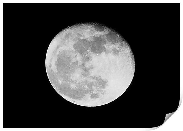 MOON Print by Ray Bacon LRPS CPAGB