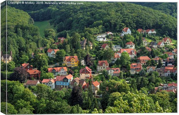 The Yellow House Canvas Print by rawshutterbug 