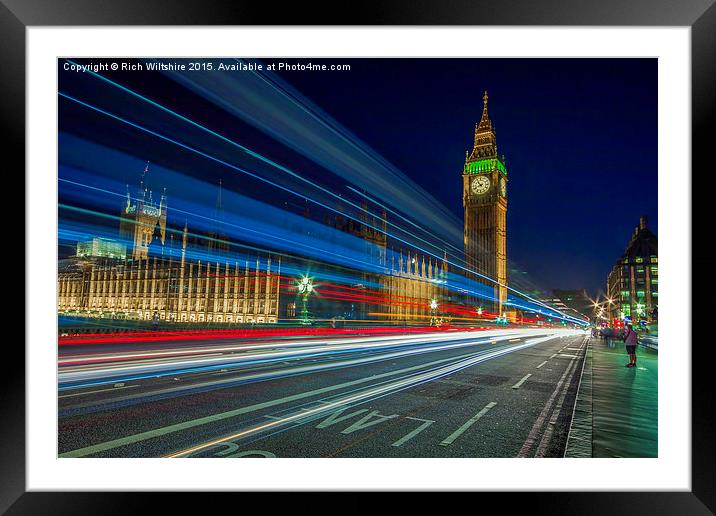  Westminster Framed Mounted Print by Rich Wiltshire