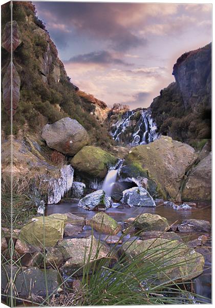 Waterfalls Canvas Print by Darren Smith
