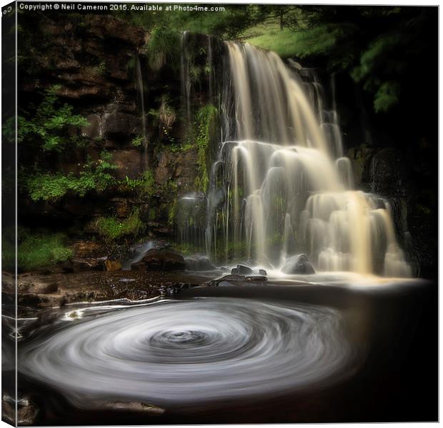  East Gill Falls Canvas Print by Neil Cameron