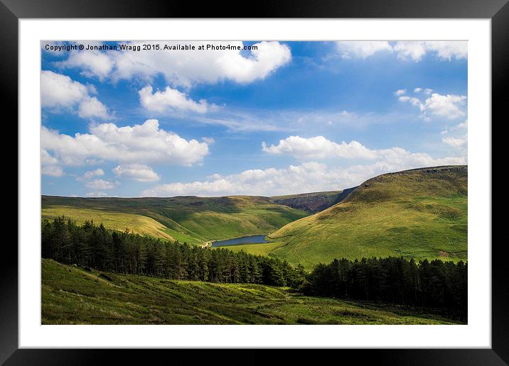  Greenfield Reservoir Framed Mounted Print by Jonathan Wragg