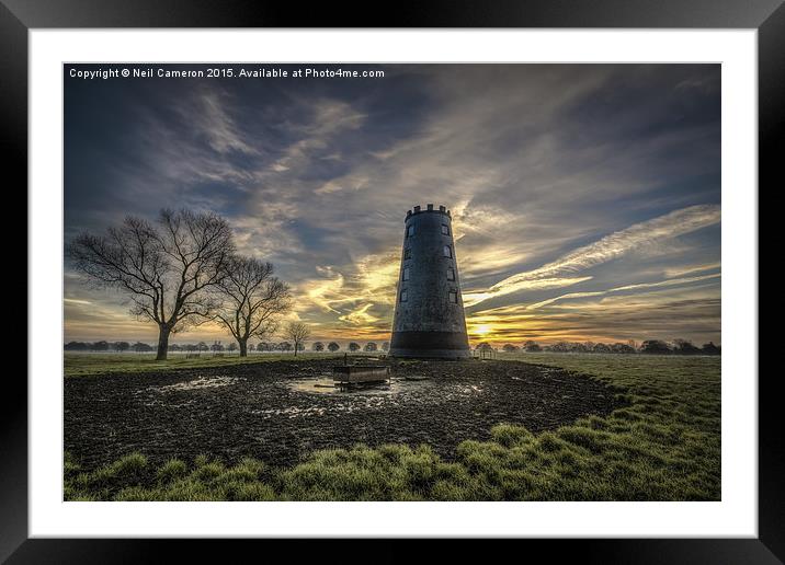  The Black Mill Framed Mounted Print by Neil Cameron