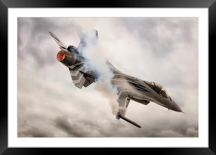 Belgium Falcon F-16  Framed Mounted Print by Jason Green