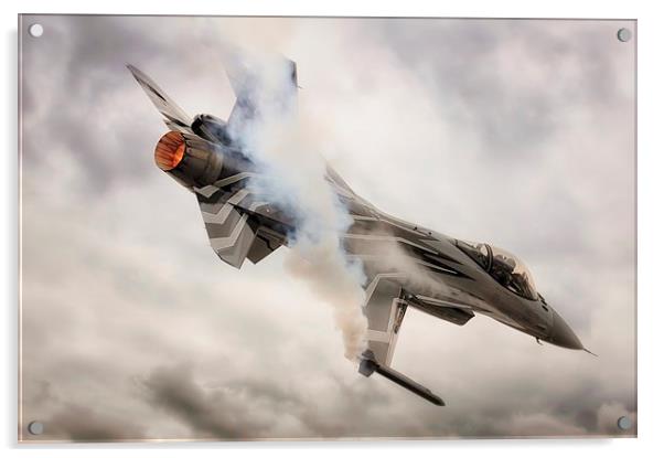 Belgium Falcon F-16  Acrylic by Jason Green