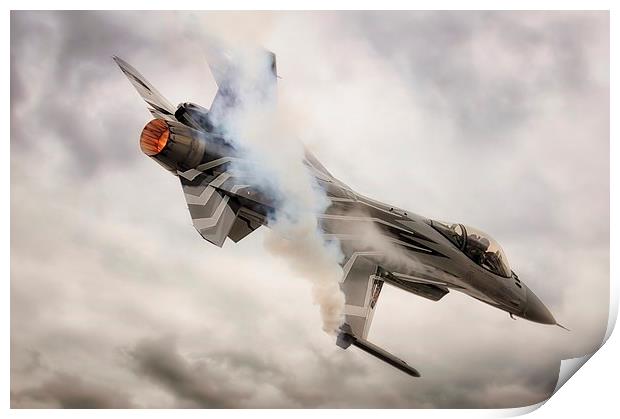 Belgium Falcon F-16  Print by Jason Green