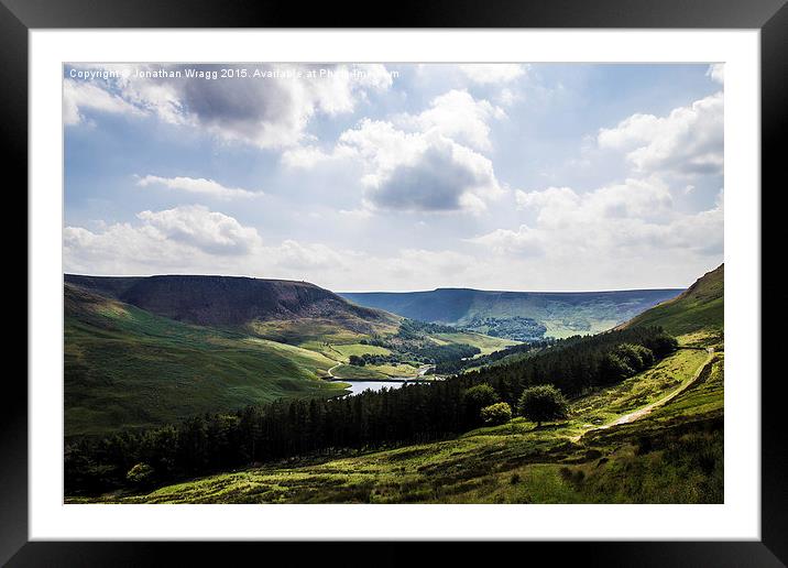   Chew Valley, Greater Manchester Framed Mounted Print by Jonathan Wragg