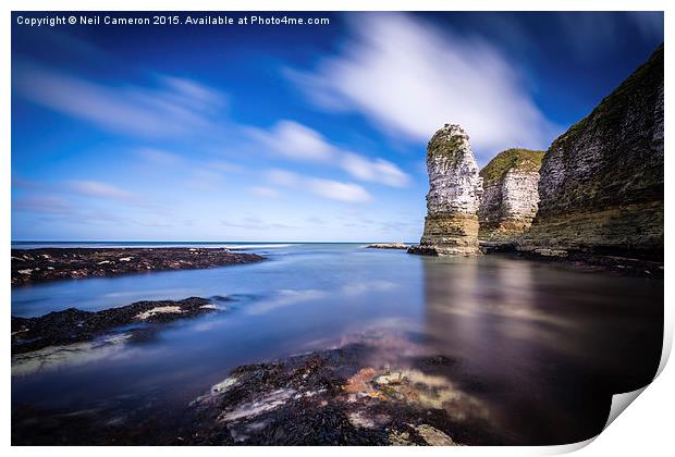 Selwick Bay Stack Print by Neil Cameron