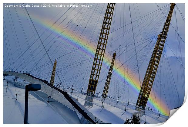 Somewhere over the rainbow  Print by Claire Castelli