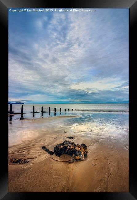 Ocean Reflections  Framed Print by Ian Mitchell