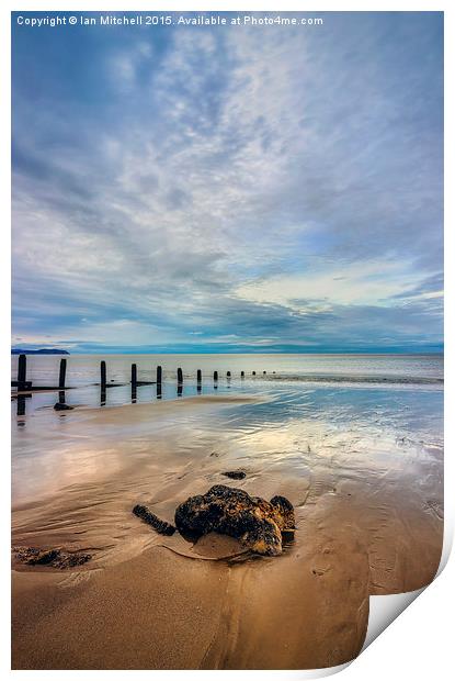 Ocean Reflections  Print by Ian Mitchell