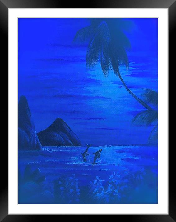 A Little Bit of Paradise Framed Mounted Print by Sue Bottomley