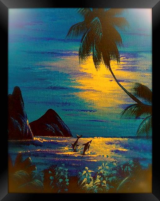A Little bit of Paradise   Framed Print by Sue Bottomley
