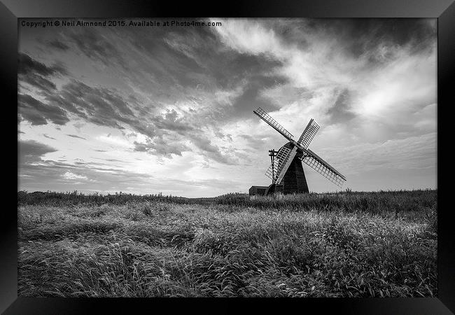  Herringfleet Windmill, Suffolk Framed Print by Neil Almnond
