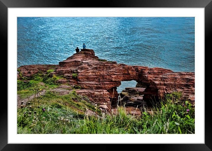 Lookout at the Needles Eye  Framed Mounted Print by Valerie Paterson