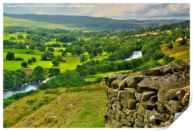 Teesdale View Print by Martyn Arnold