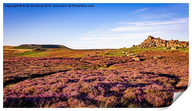  Hiiger Tor and Over Owler Print by Andy McGarry