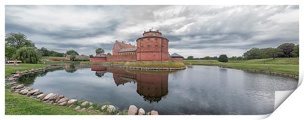 Landskrona Citadel Panorama Print by Antony McAulay