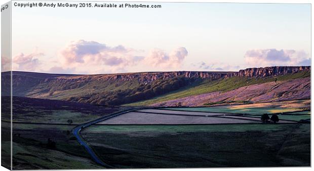  Stanage Edge Canvas Print by Andy McGarry