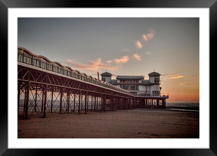 The Grand Pier, Weston-super-mare. Framed Mounted Print by Becky Dix