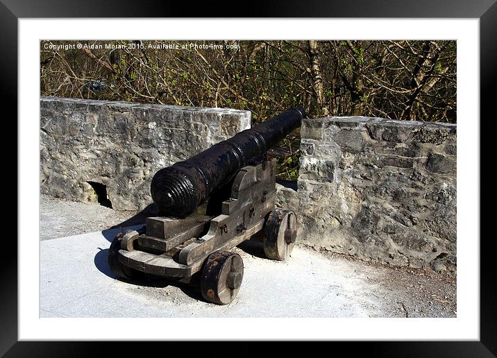  Ross Castle Canon  Framed Mounted Print by Aidan Moran