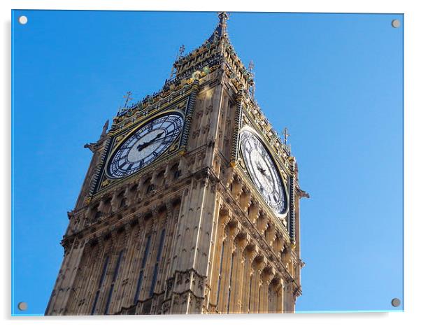  Big Ben overhead Acrylic by WrightAngle Photography