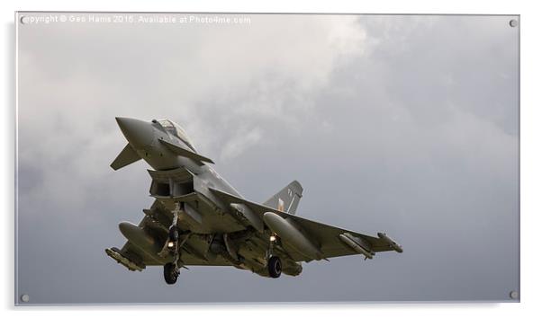  Typhoon "Euro Fighter" Acrylic by Geo Harris