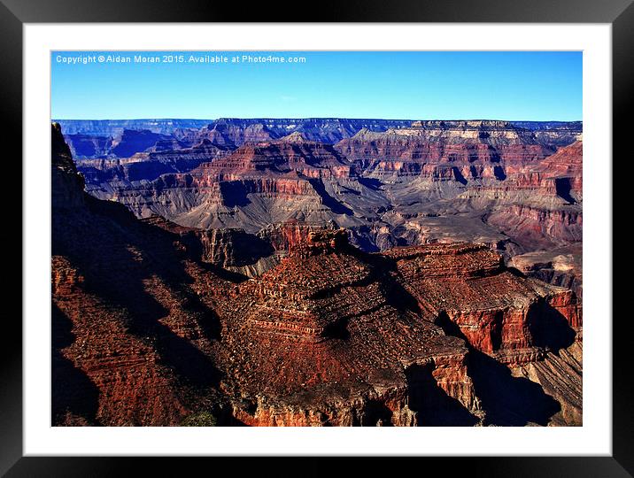  The Grand Canyon Arizona  Framed Mounted Print by Aidan Moran