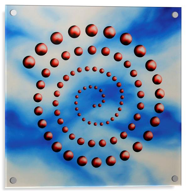  Spiral reincarnation oil painting Acrylic by Julian Bound