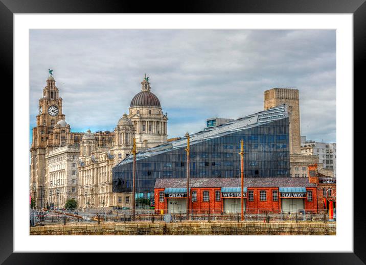  liverpool Framed Mounted Print by sue davies